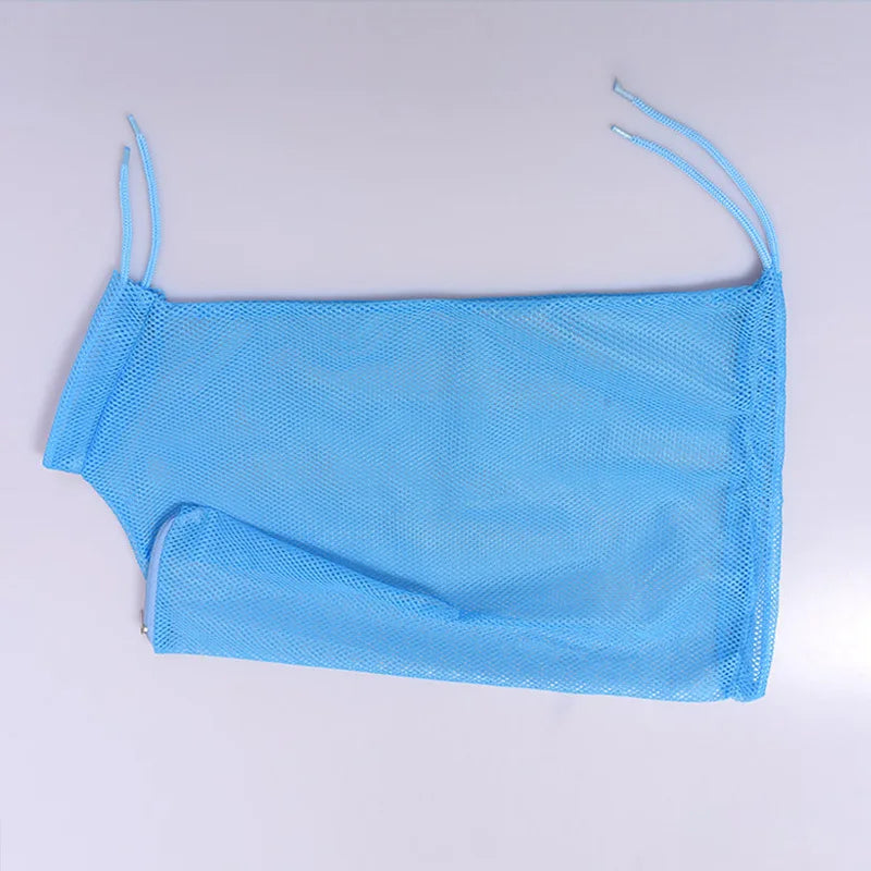 Mesh Cat Grooming Bathing Bag Adjustable Cats Washing Bags For Pet Nail Trimming Injecting Anti Scratch Bite Restraint 34x50cm