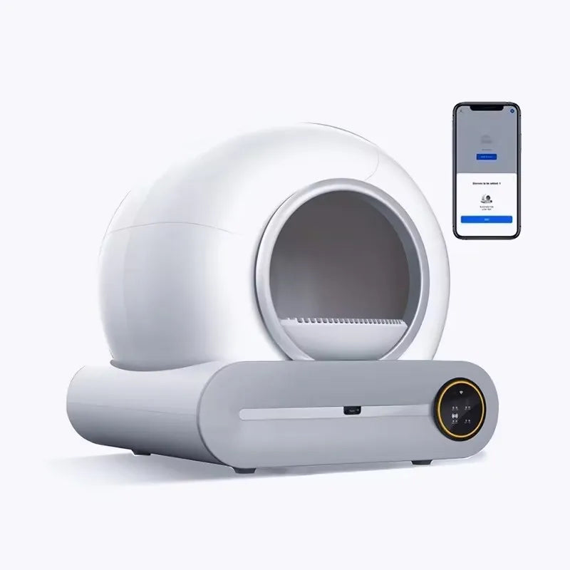Tonepie Automatic Toilet for Cats Self-Cleaning Cat Litter Box APP Control Electric Proof Splash Sandbox Cat Pet Supplies Cat WC