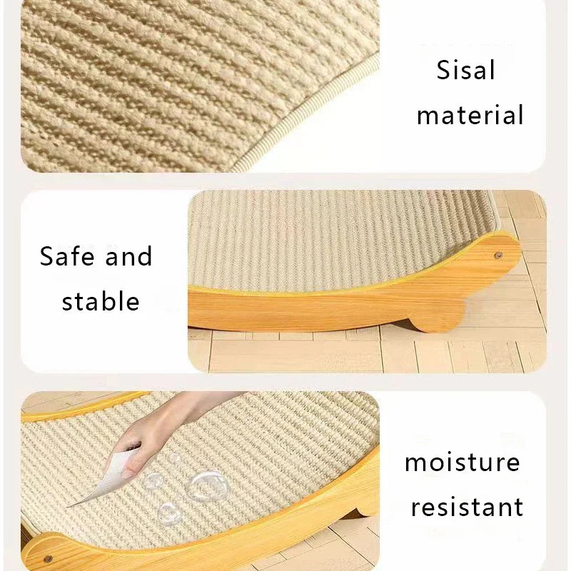 Cat Scratching Board Detachable Wear-resistant Pet Cat Scratcher Multifuction Cats Sleeping Bed Kitten Grinding Claw Toys