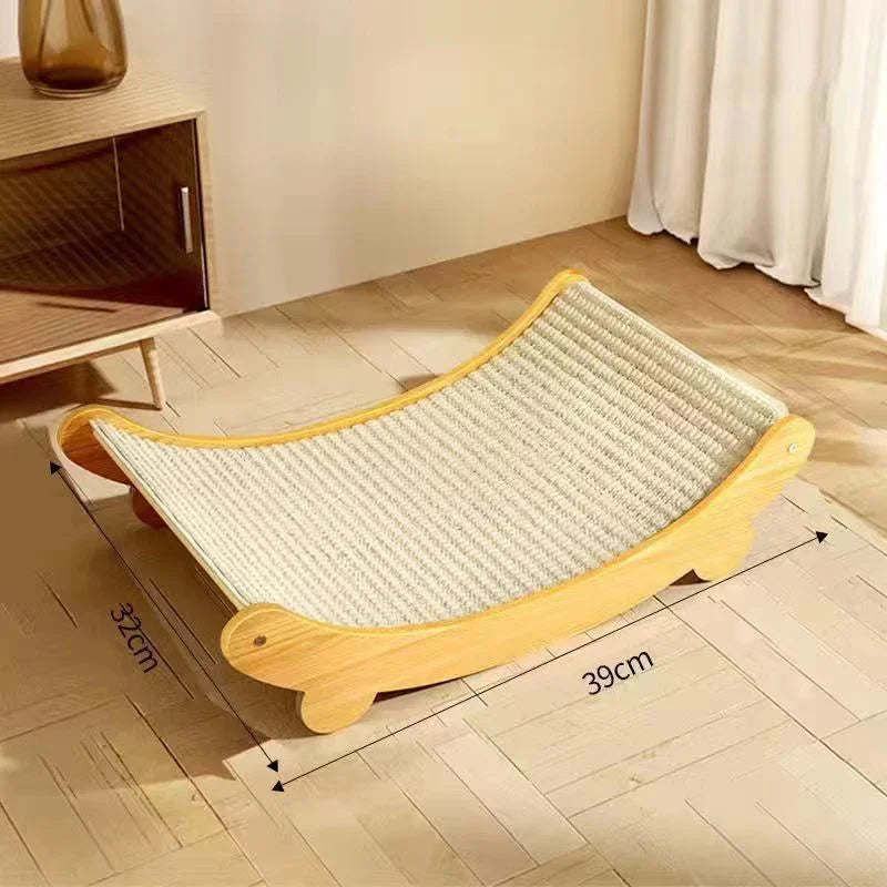 Cat Scratching Board Detachable Wear-resistant Pet Cat Scratcher Multifuction Cats Sleeping Bed Kitten Grinding Claw Toys