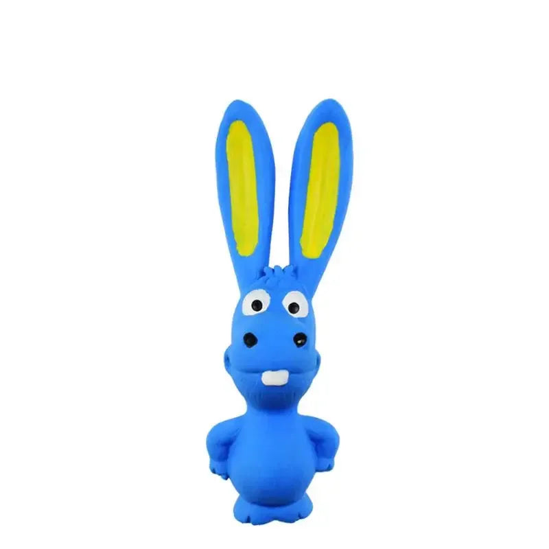 Squeaky Dog Rubber Toys Bite Resistant Dog Latex Chew Toy Animal Shape Puppy Sound Toy Pet Supplies For Small Medium Large Dog