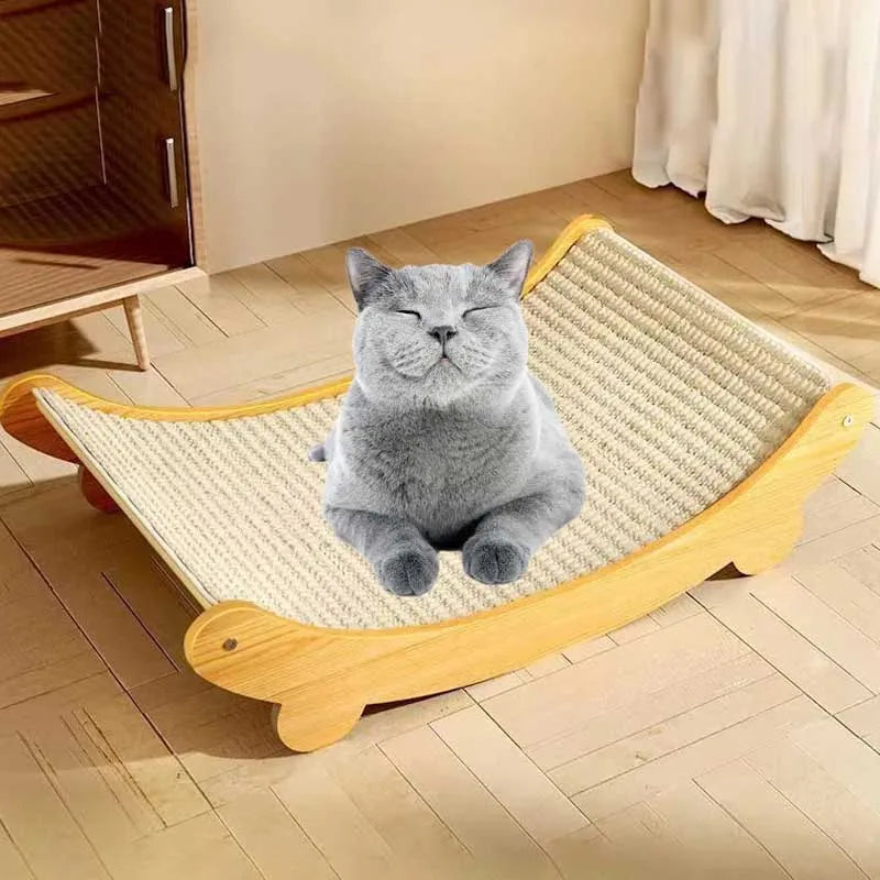 Cat Scratching Board Detachable Wear-resistant Pet Cat Scratcher Multifuction Cats Sleeping Bed Kitten Grinding Claw Toys