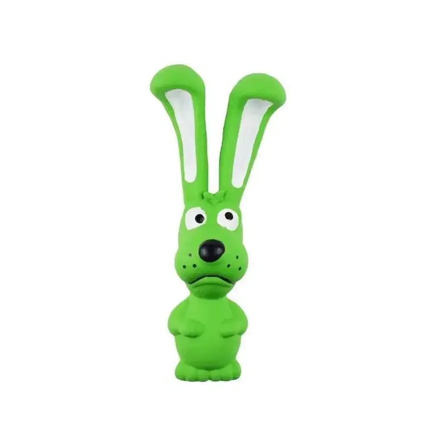Squeaky Dog Rubber Toys Bite Resistant Dog Latex Chew Toy Animal Shape Puppy Sound Toy Pet Supplies For Small Medium Large Dog