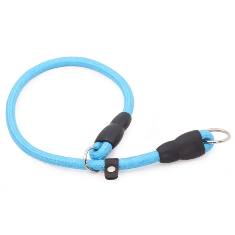 Dog Collar P Chain for Dog Walking Adjustable Dogs Collar P Rope Pet Collars Nylon Dogs Harness Puppy Training Rope Pet Supplies
