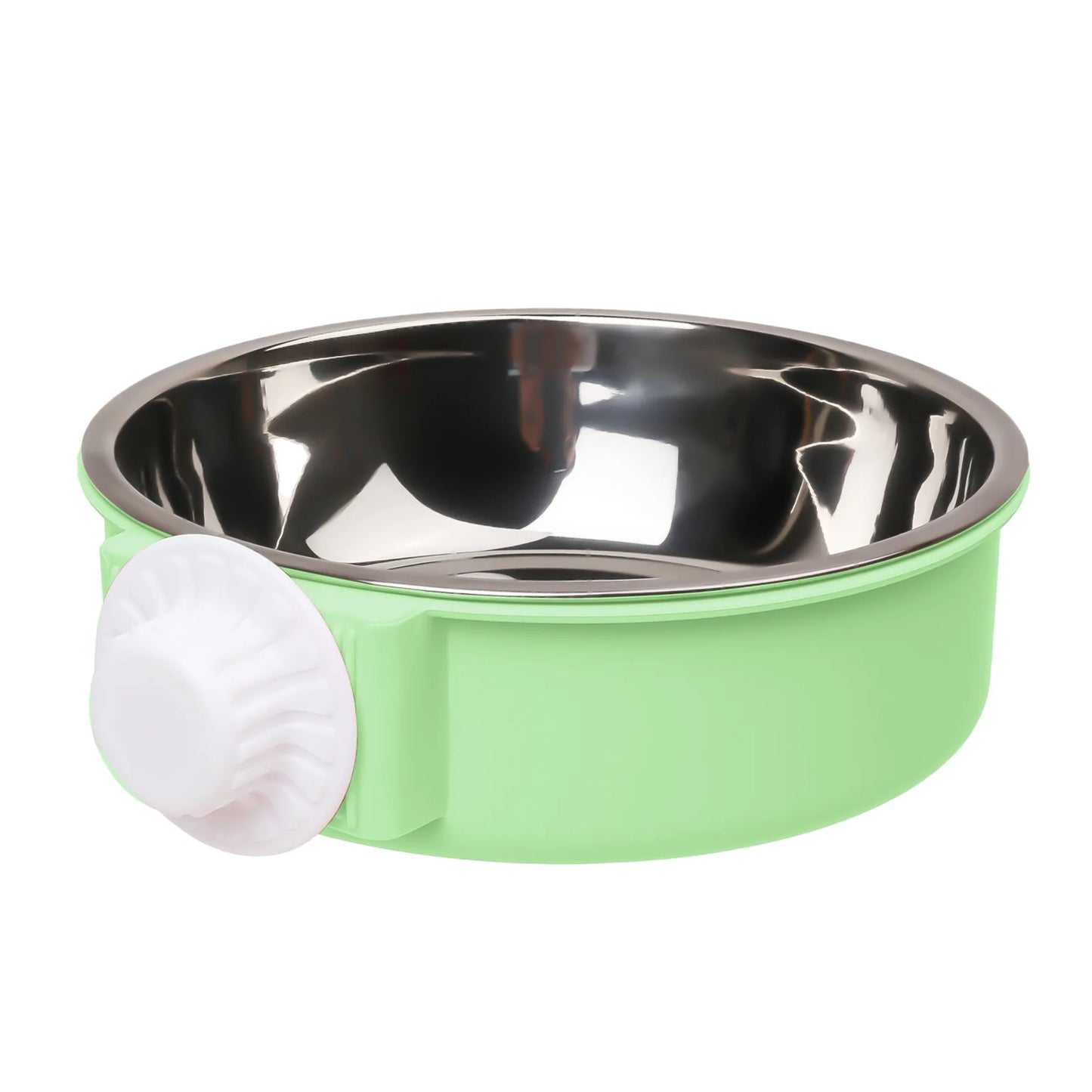 Pet Food Bowl Hanging Stainless Steel Pet Bowl Dogs Supplies Fixed Cat Bowl Cats Dog Crate Drinking Bowl Little Pet Feeding
