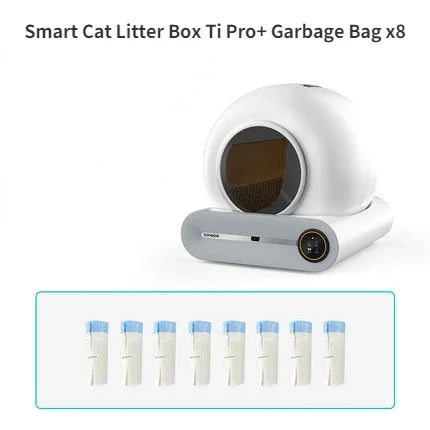 Tonepie Automatic Toilet for Cats Self-Cleaning Cat Litter Box APP Control Electric Proof Splash Sandbox Cat Pet Supplies Cat WC